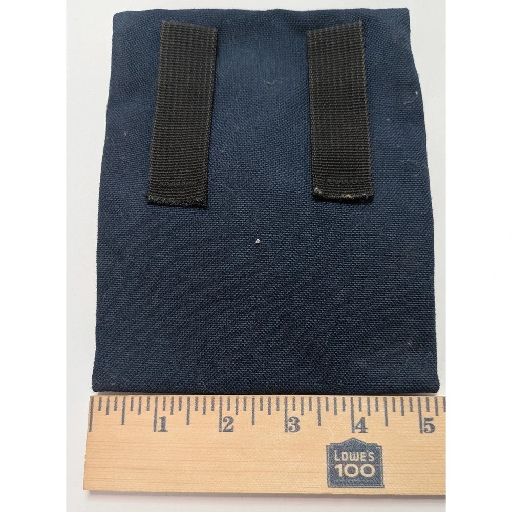 Stahlsac Accessory Pouch Unisex Small Navy Blue Excellent Canvas Utility Bag